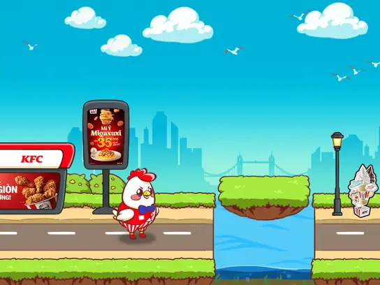 KFC campaign minigame by the Leap Studio team, key visual